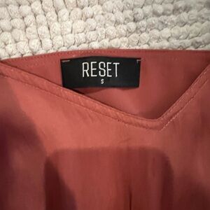 Reset Rust V-Neck Top